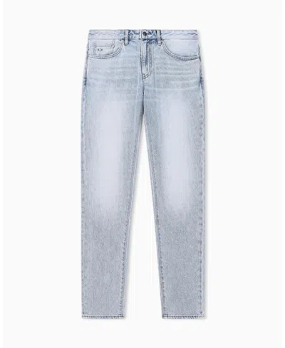 Armani Exchange Men's J14 Slim Stretch Denim Jeans In Blue