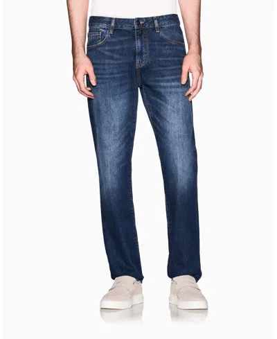 Armani Exchange Straight-leg Jeans In Blue