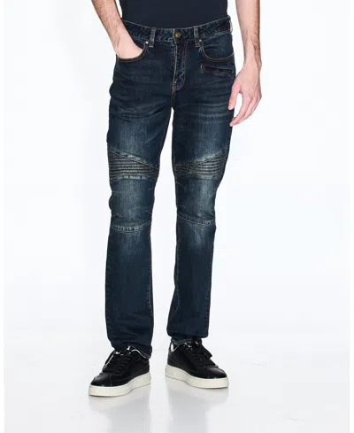 Armani Exchange Men's J27 Skinny Biker Jeans In Blue