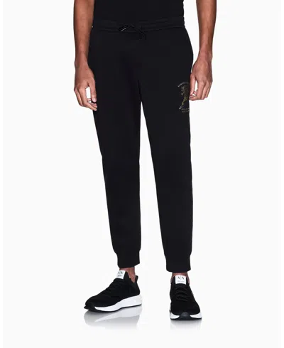 Armani Exchange Men's Lunar New Year Graphic Jogger Pants In Black