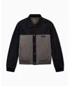 Armani Exchange Regular Fit Blouson Jacket In Black