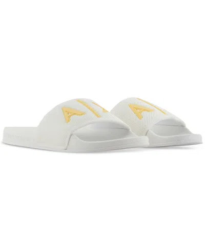 Armani Exchange Men's Mykonos Slide Sandals In Multi