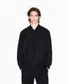 Armani Exchange Men's Night Lab Bomber Jacket In Black