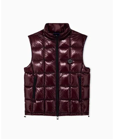 Armani Exchange Men's Nylon Metallic Shine Down Vest In Andorra