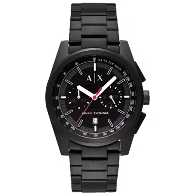 Armani Exchange Men's Parker Black Dial Watch
