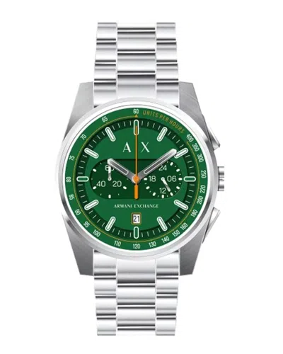 Armani Exchange Parker 42mm Watch In Green