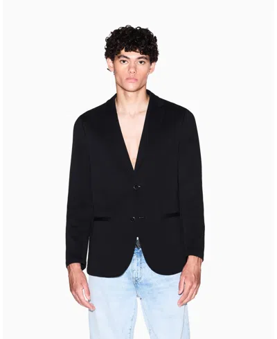 Armani Exchange Men's Ponte Blazer In Black
