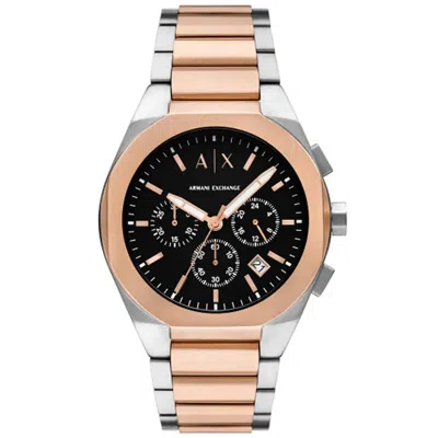 Armani Exchange Rafael 34 Mm Watch In Gold