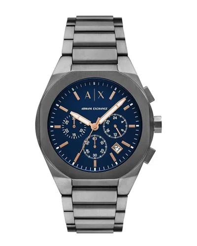 Armani Exchange Rafael 42mm Watch In Blue