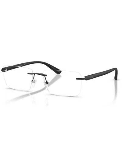 Armani Exchange Men's Rectangle Eyeglasses, Ax1064 In Yellow