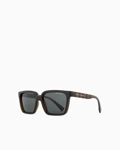 Armani Exchange Sunglasses In Brown