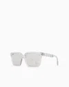 Armani Exchange Sunglasses In Transparent