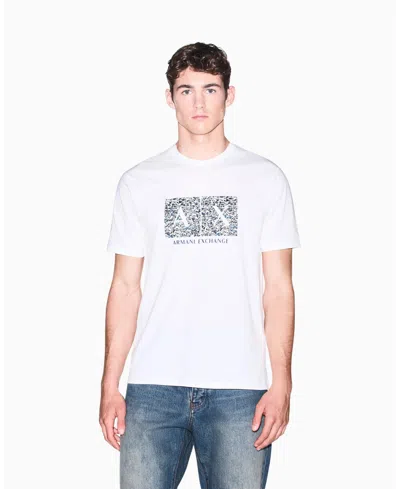 Armani Exchange Logo-print Short-sleeve T-shirt In White