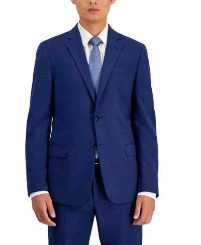 Armani Exchange Men's Slim Fit Wool Suit Jacket In Blue