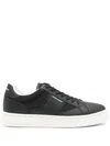 Armani Exchange Logo-print Sneakers In Nero