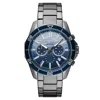 Armani Exchange Men's Spencer Blue Dial Watch In Brown