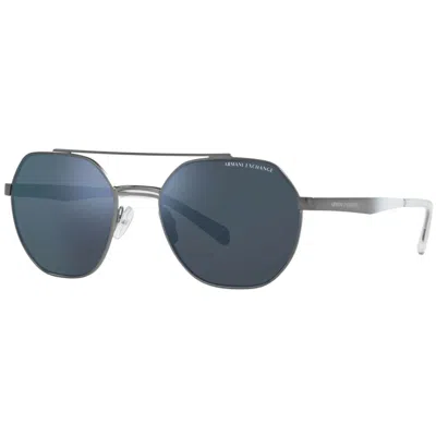 Armani Exchange Men's Sunglasses  Ax2041s-600355  56 Mm Gbby2 In Metallic