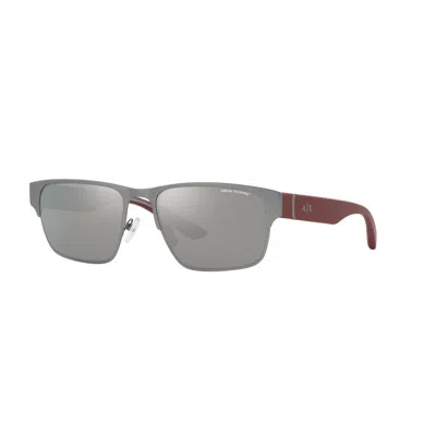 Armani Exchange Men's Sunglasses  Ax2046s-6003z3  57 Mm Gbby2 In Gray