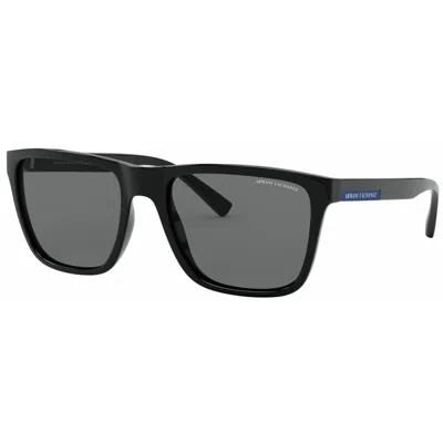 Armani Exchange Men's Sunglasses  Ax4080s-815881  57 Mm Gbby2 In Black