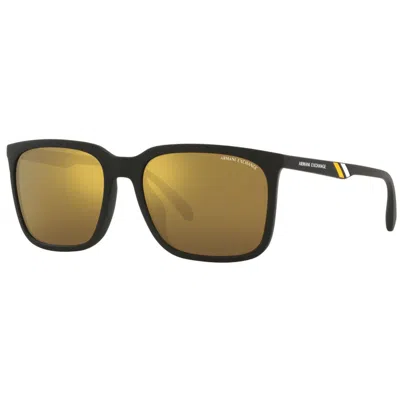 Armani Exchange Men's Sunglasses  Ax4117su-807873  57 Mm Gbby2 In Black
