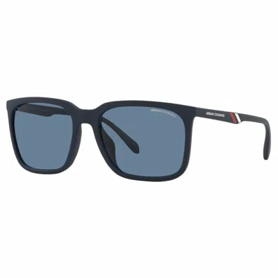 Armani Exchange Men's Sunglasses  Ax4117su-818180  57 Mm Gbby2 In Blue