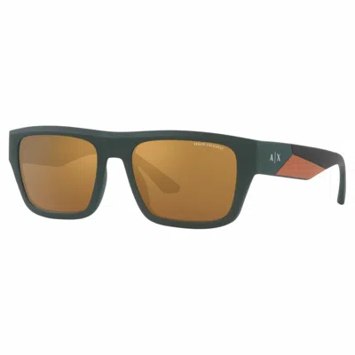 Armani Exchange Men's Sunglasses  Ax4124su-83016h  56 Mm Gbby2 In Green