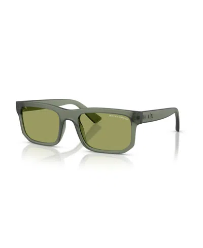 Armani Exchange Men's Sunglasses Ax4165s In Green