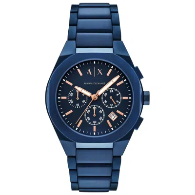 Armani Exchange Men's Sync Blue Dial Watch