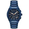 Armani Exchange Sync 42mm Watch In Blue