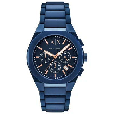 Armani Exchange Sync 42mm Watch In Blue