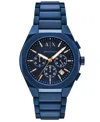 Armani Exchange Sync 42mm Watch In Blue
