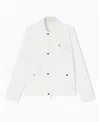Armani Exchange Technical Fabric Blouson In White