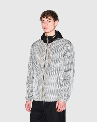 Armani Exchange Mens Ax Pattern Reversible Jacket