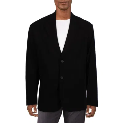Armani Exchange Mens Collar Polyester Two-button Blazer