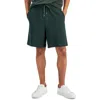 Armani Exchange Mens Drawstring Above Knee Flat Front In Green