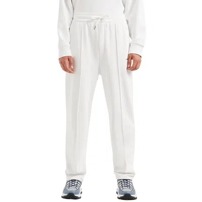 Armani Exchange Mens Logo Cotton Jogger Pants In White