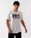 Armani Exchange Mens Logo Print T-shirt 6dzthf Zjh4z In Black
