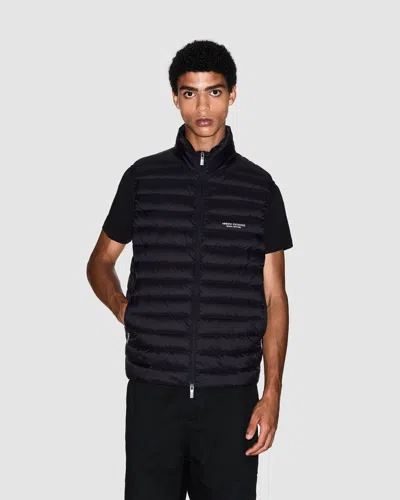 Armani Exchange Mens Milano/new York Down Gilet In Black