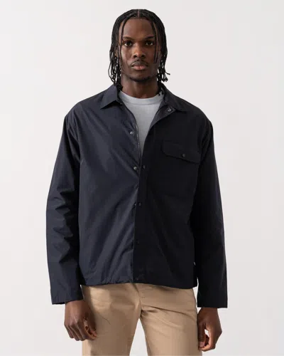Armani Exchange Mens Overshirt In Blue