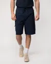 Armani Exchange Mens Shell Fabric Shorts In Blue