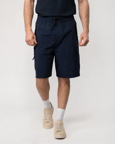 Armani Exchange Mens Shell Fabric Shorts In Blue