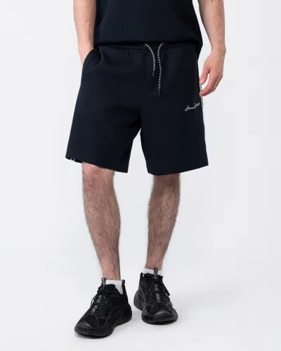 Armani Exchange Mens Signature Shorts In Black
