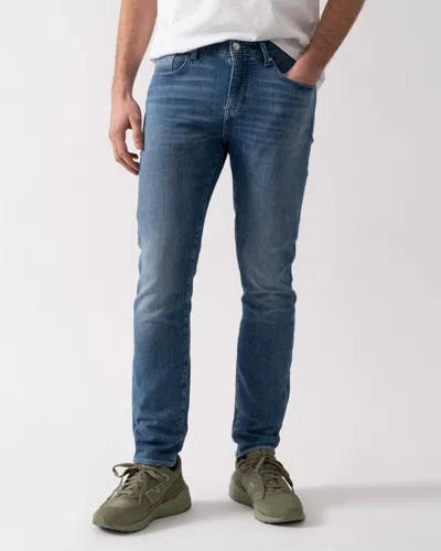 Armani Exchange Mens Slim Fit 5 Pocket Jeans In Blue