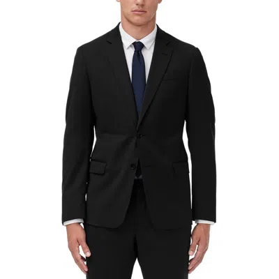 Armani Exchange Mens Slim Fit Wool Blazer In Black