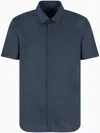 Armani Exchange Casual Shirts In 蓝色