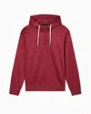 Armani Exchange Micro Texture Hoodie In Red