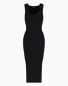 Armani Exchange Midi Dresses In Black