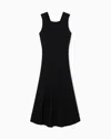 Armani Exchange Midi Dresses In Black