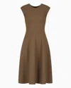 Armani Exchange Midi Dresses In Brown