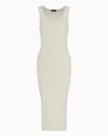 Armani Exchange Midi Dresses In White